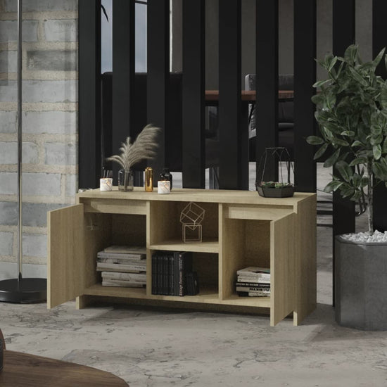 Tv-meubel 102x37,5x52,5 cm spaanplaat sonoma eikenkleurig MeubelReus