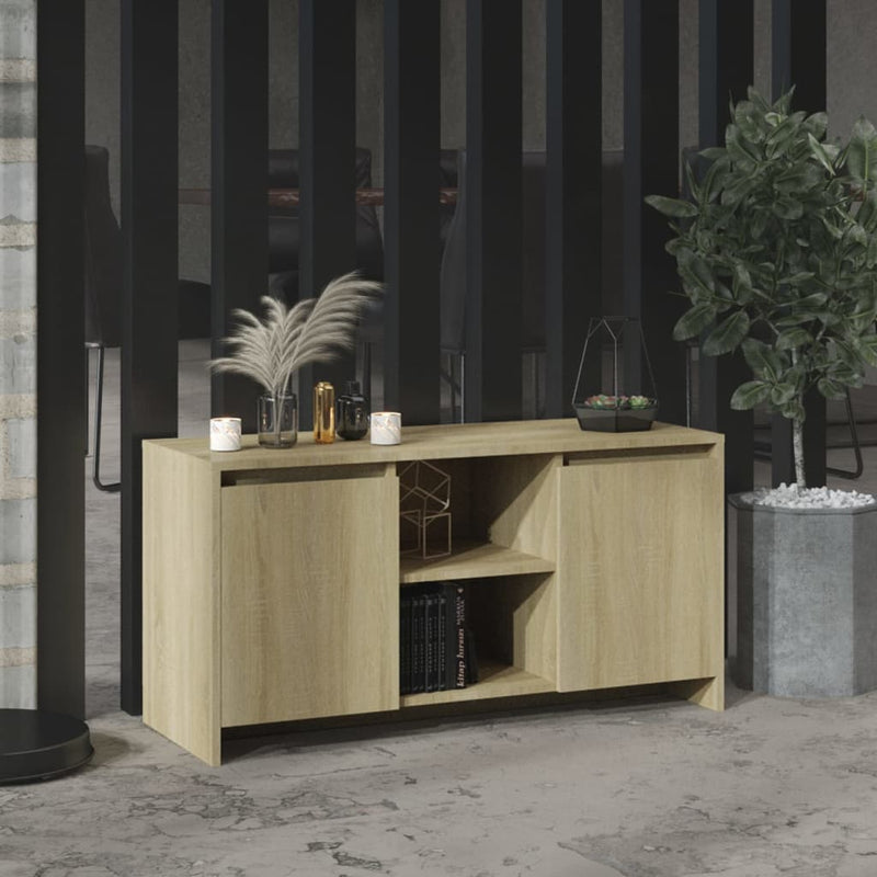 Tv-meubel 102x37,5x52,5 cm spaanplaat sonoma eikenkleurig MeubelReus