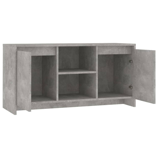 Tv-meubel 102x37,5x52,5 cm spaanplaat betongrijs MeubelReus