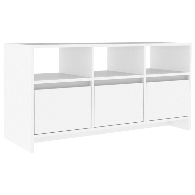 Tv-meubel 102x37,5x52,5 cm spaanplaat wit MeubelReus