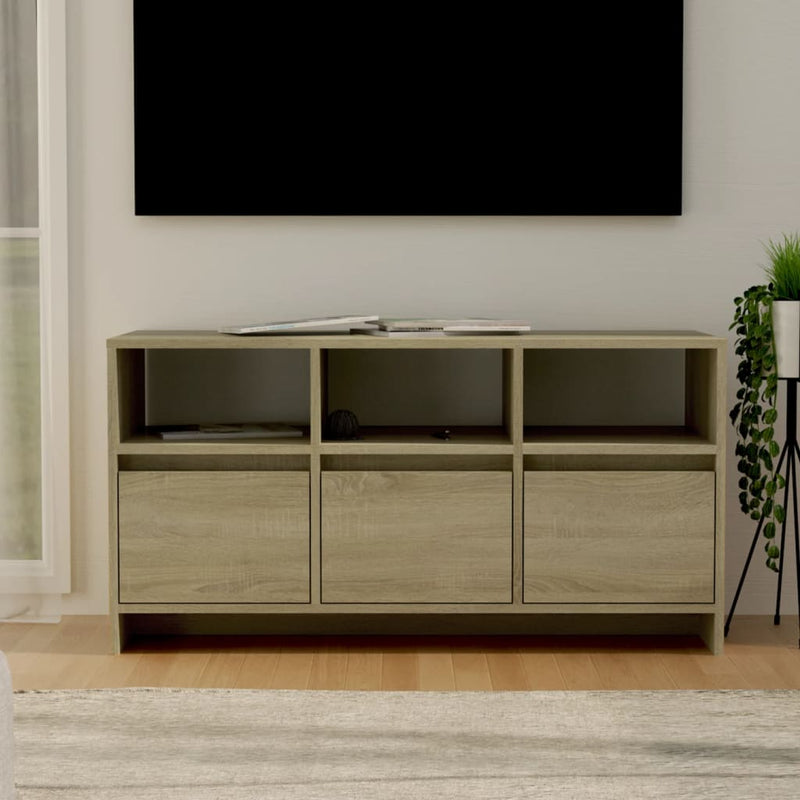 Tv-meubel 102x37,5x52,5 cm spaanplaat sonoma eikenkleurig