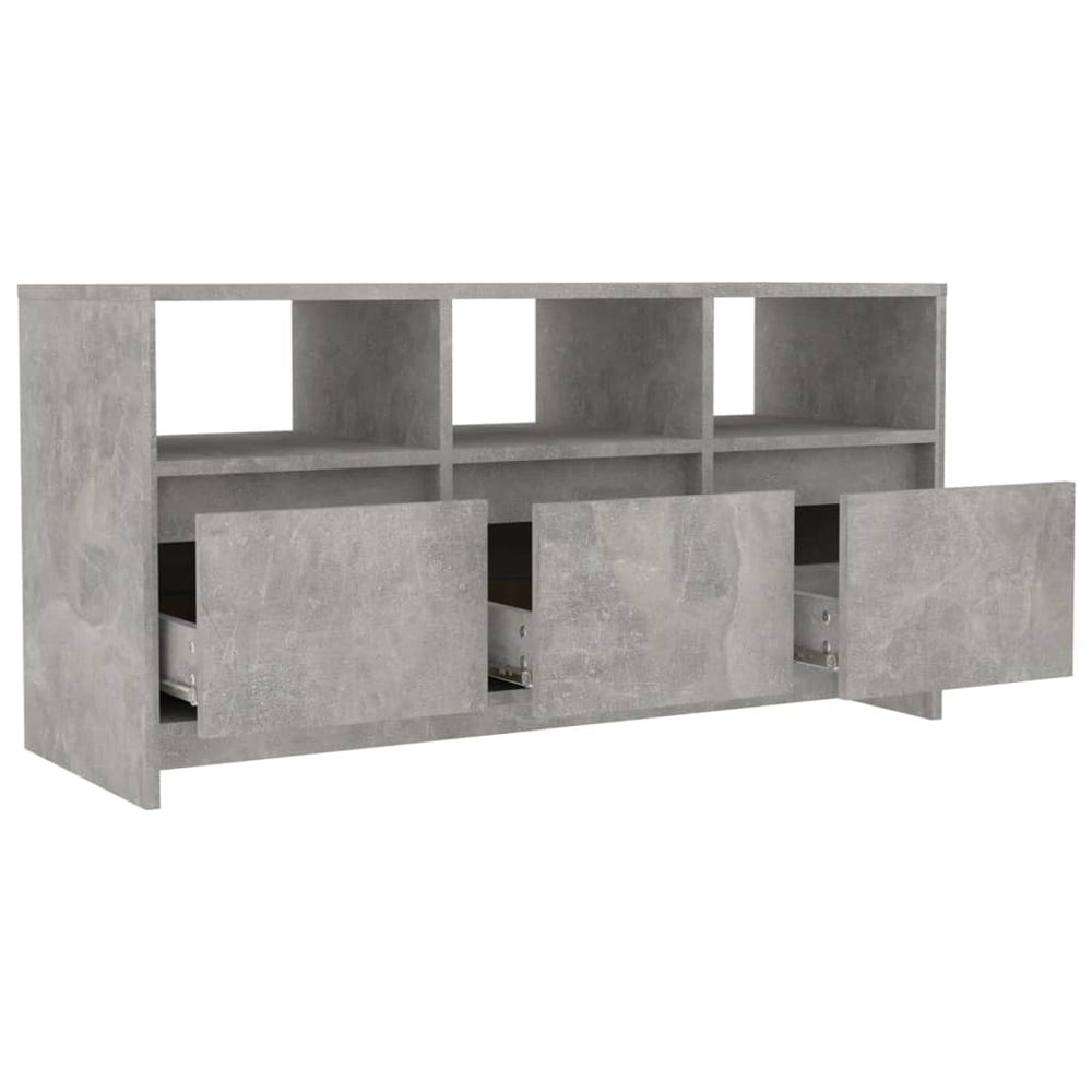 Tv-meubel 102x37,5x52,5 cm spaanplaat betongrijs MeubelReus