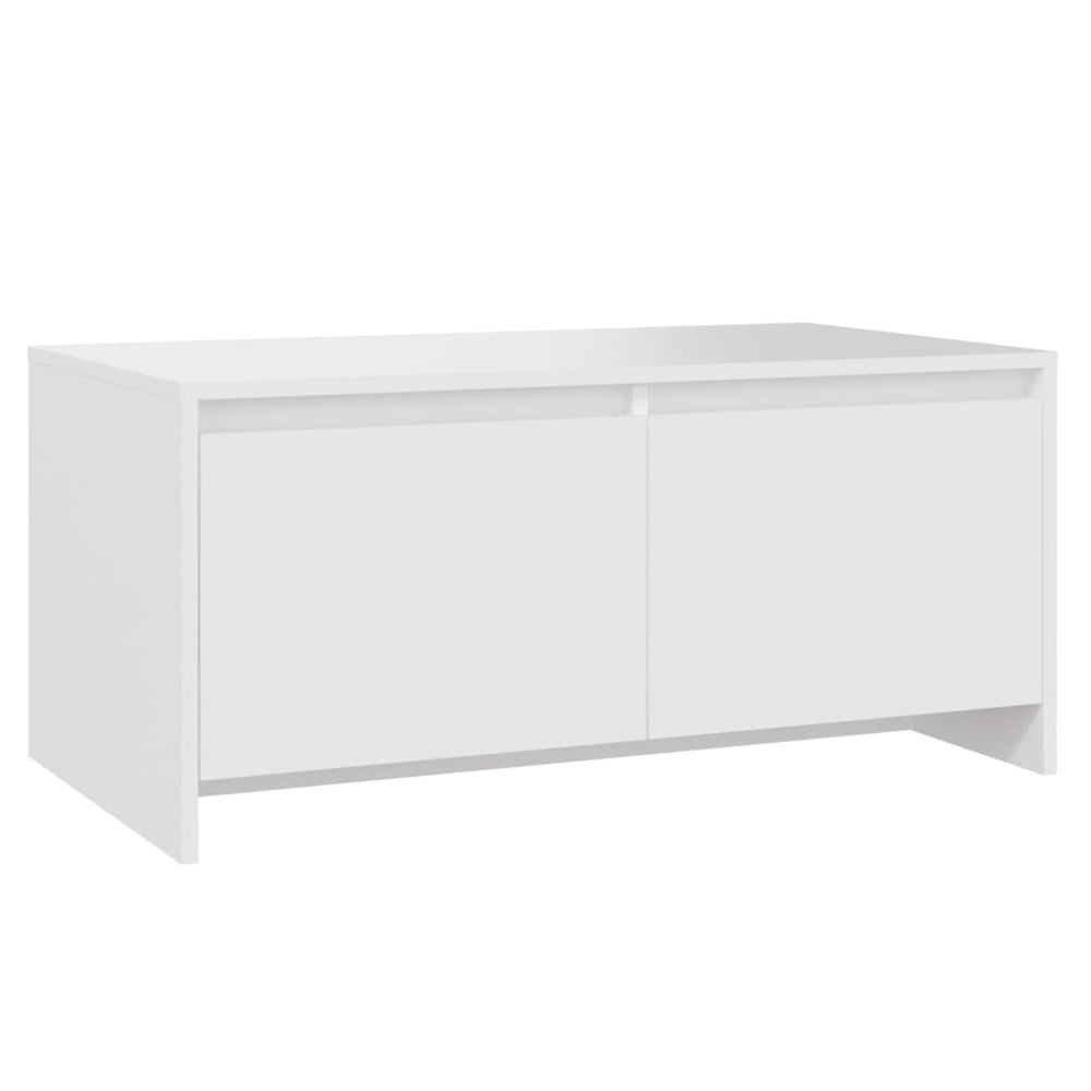 Salontafel 90x50x41,5 cm bewerkt hout wit MeubelReus