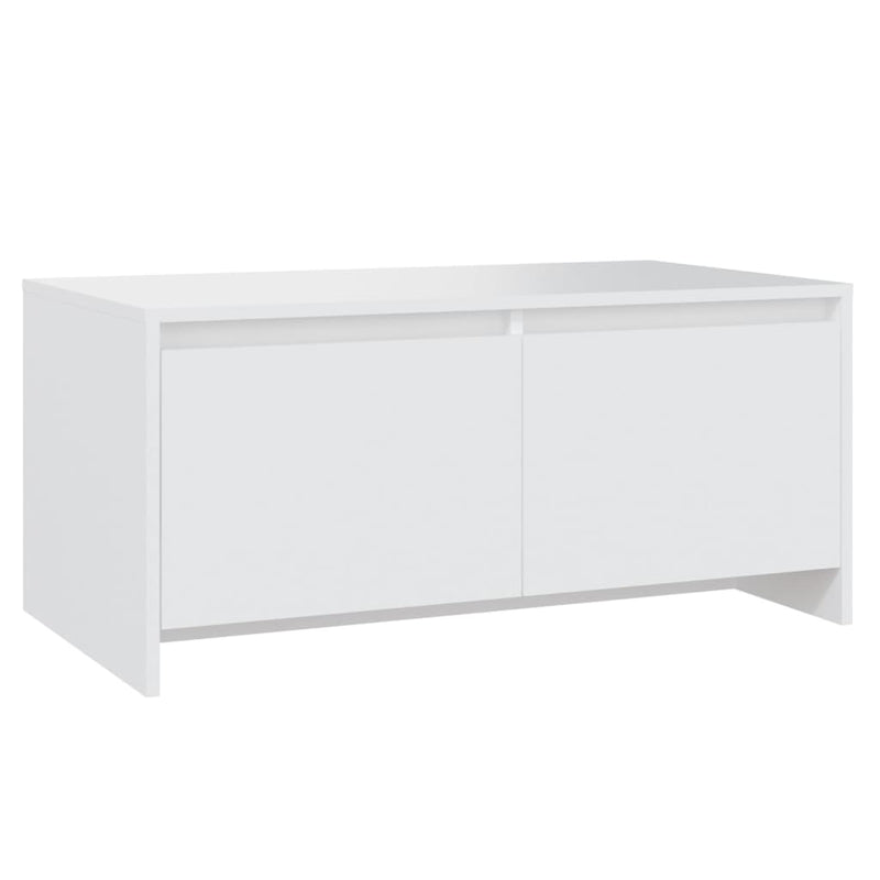 Salontafel 90x50x41,5 cm bewerkt hout wit MeubelReus