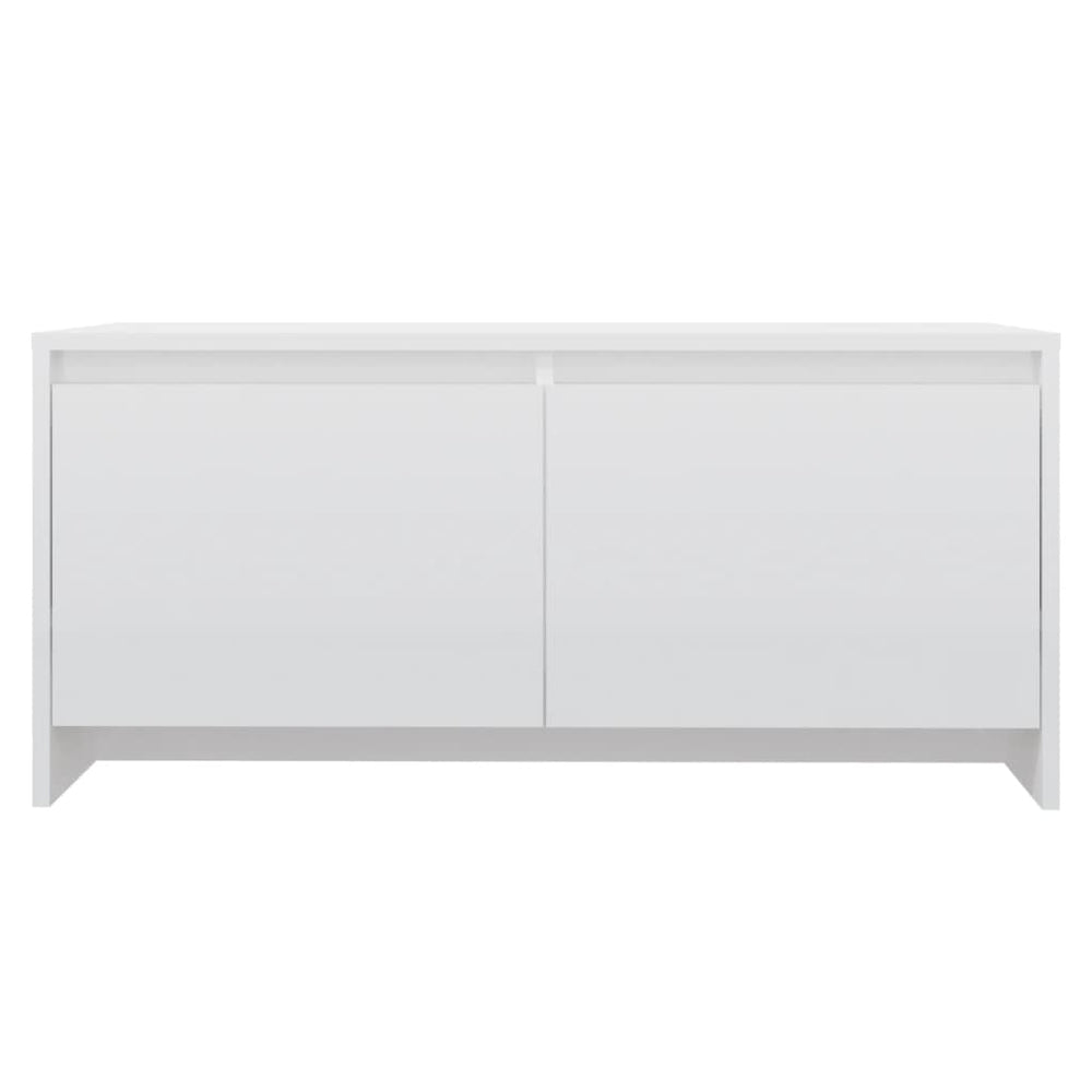 Salontafel 90x50x41,5 cm spaanplaat hoogglans wit MeubelReus