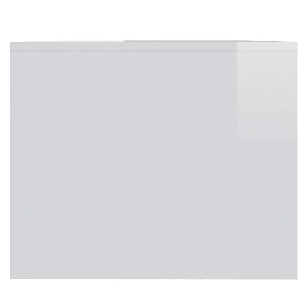Salontafel 90x50x41,5 cm spaanplaat hoogglans wit MeubelReus