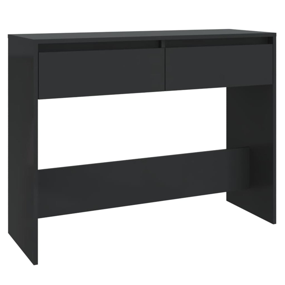 Wandtafel 100x35x76,5 spaanplaat zwart MeubelReus