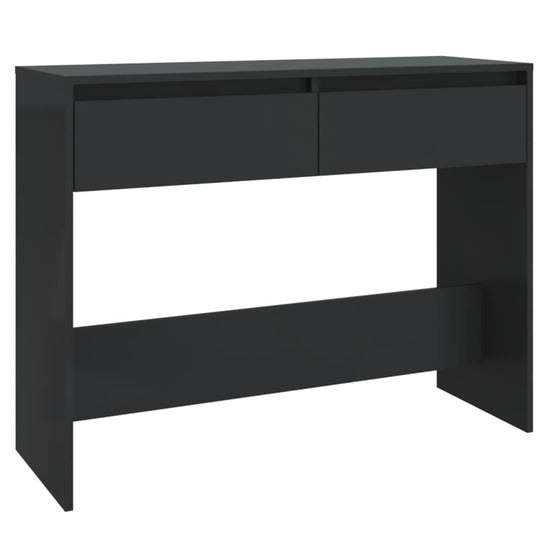 Wandtafel 100x35x76,5 spaanplaat zwart MeubelReus