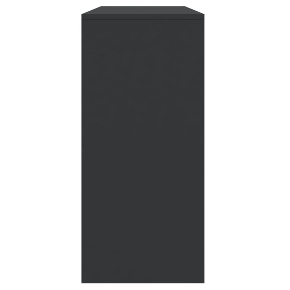 Wandtafel 100x35x76,5 spaanplaat zwart MeubelReus