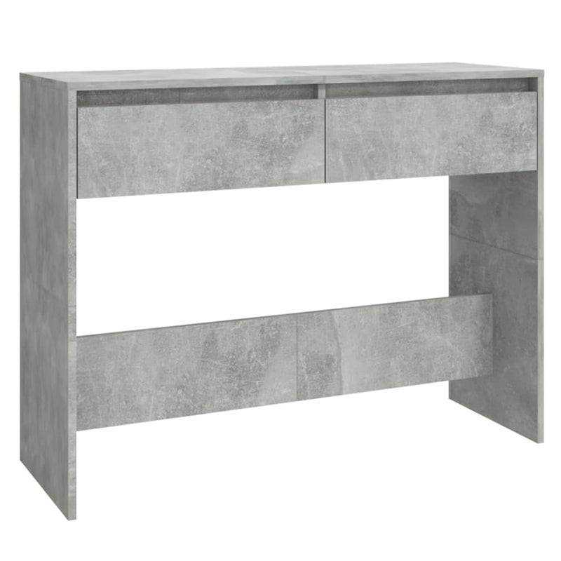 Wandmeubel 100x35x75,5 cm spaanplaat betongrijs MeubelReus