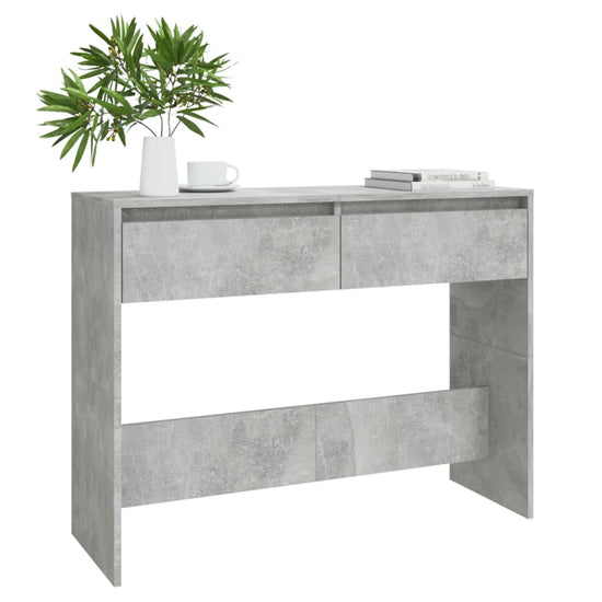 Wandmeubel 100x35x75,5 cm spaanplaat betongrijs MeubelReus