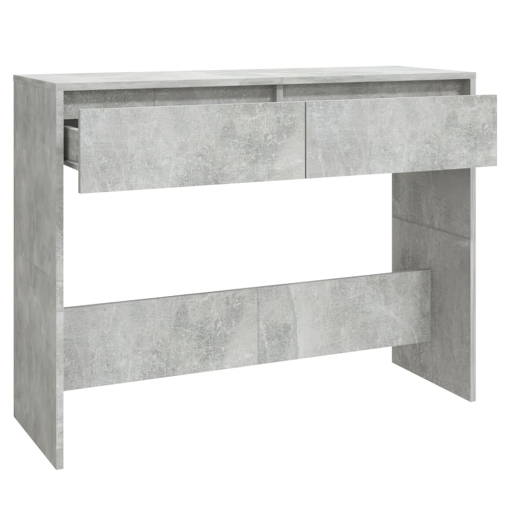 Wandmeubel 100x35x75,5 cm spaanplaat betongrijs MeubelReus