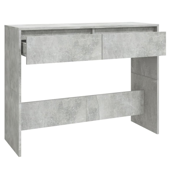 Wandmeubel 100x35x75,5 cm spaanplaat betongrijs MeubelReus