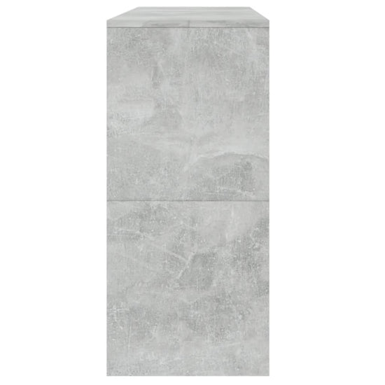 Wandmeubel 100x35x75,5 cm spaanplaat betongrijs MeubelReus