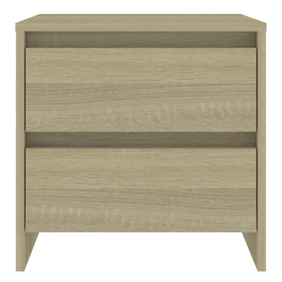 Nachtkastje 45x34,5x44,5 cm spaanplaat sonoma eikenkleurig MeubelReus