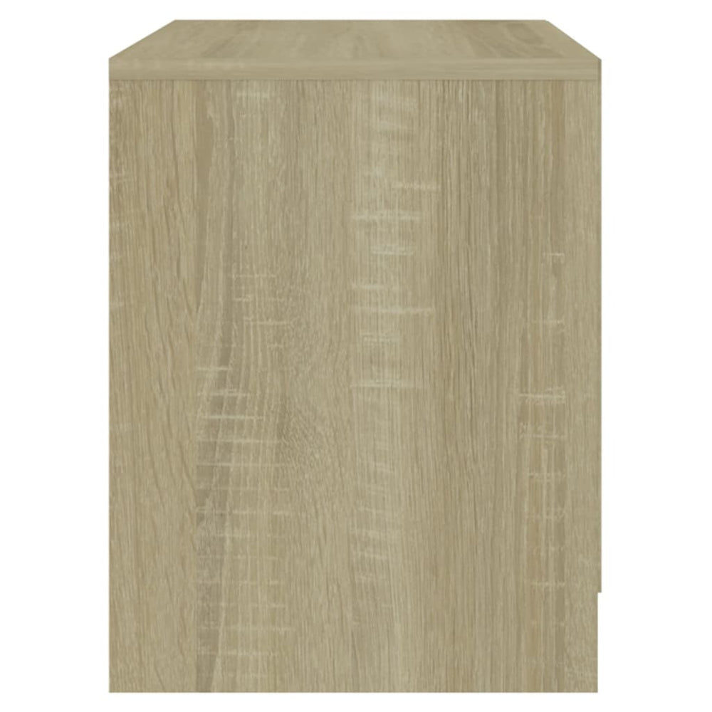 Nachtkastje 45x34,5x44,5 cm spaanplaat sonoma eikenkleurig MeubelReus