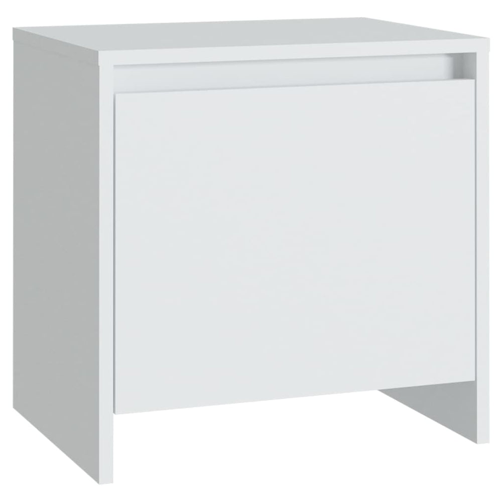 Nachtkastjes 2 st 45x34x44,5 cm spaanplaat wit MeubelReus