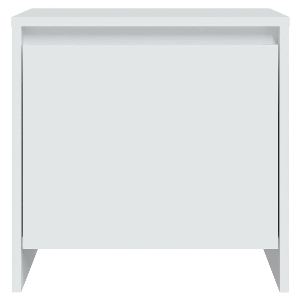 Nachtkastjes 2 st 45x34x44,5 cm spaanplaat wit MeubelReus