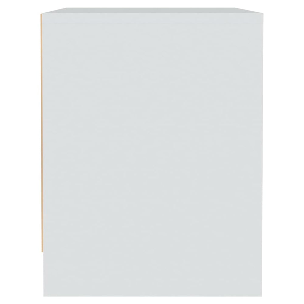 Nachtkastjes 2 st 45x34x44,5 cm spaanplaat wit MeubelReus