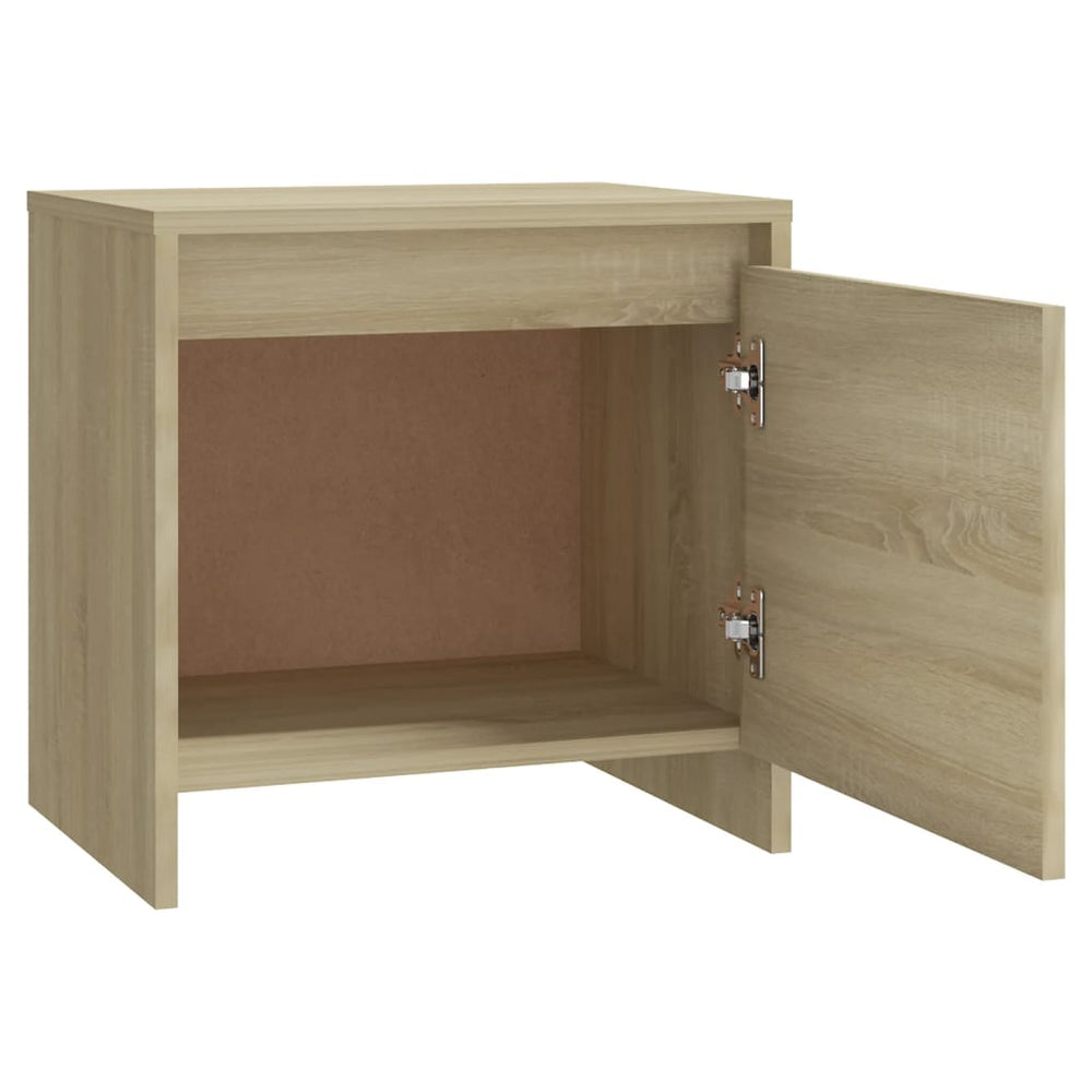 Nachtkastjes 2 st 45x34x44,5 cm spaanplaat sonoma eikenkleurig MeubelReus