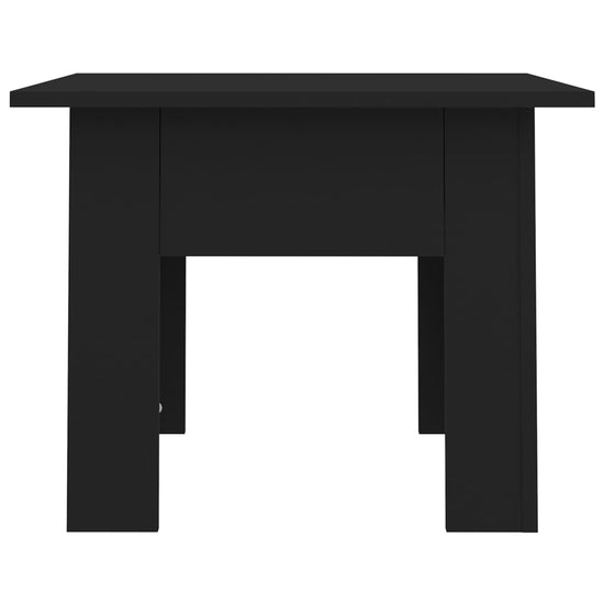 Salontafel 55x55x42 cm spaanplaat zwart MeubelReus