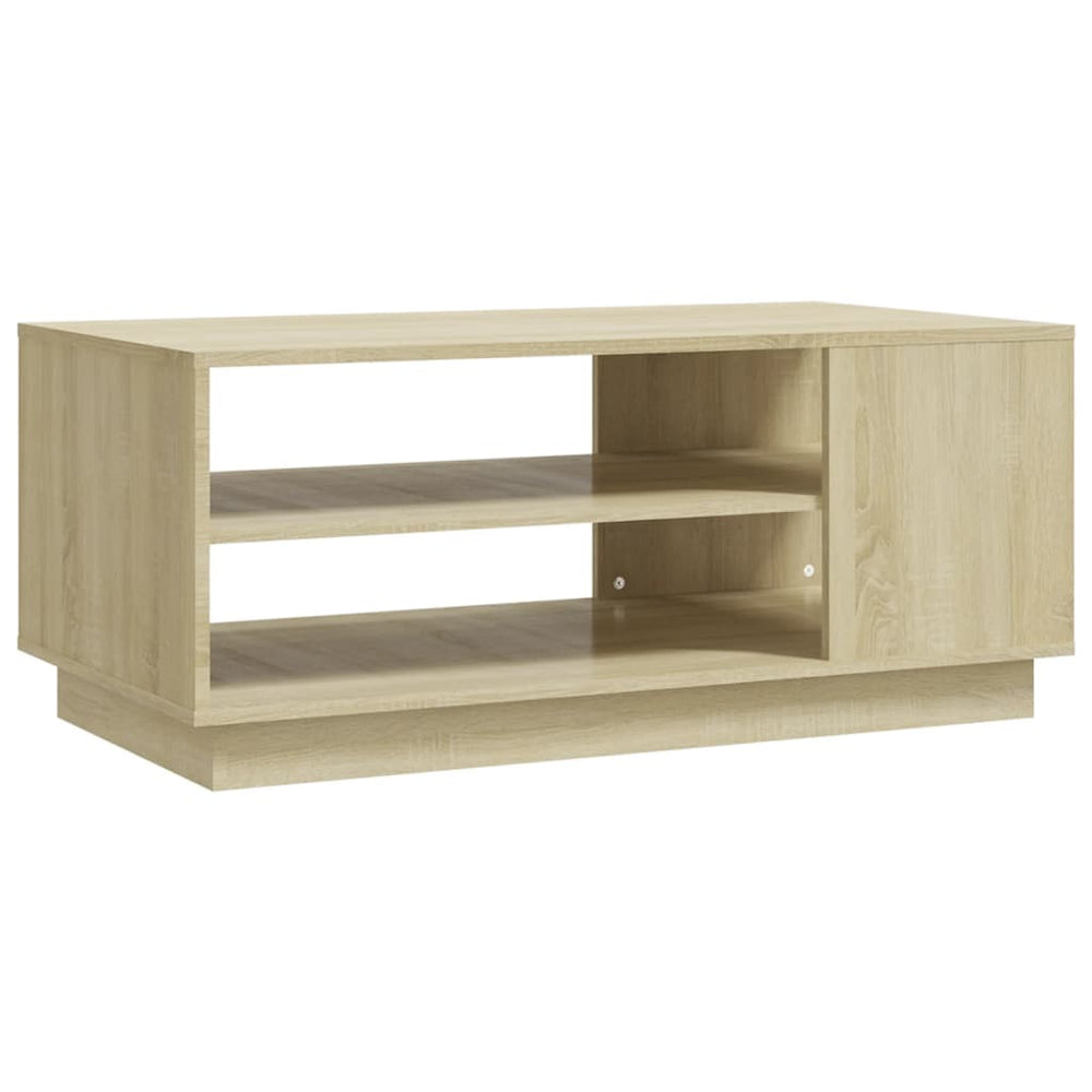 Salontafel 102x55x43 cm spaanplaat sonoma eikenkleurig MeubelReus