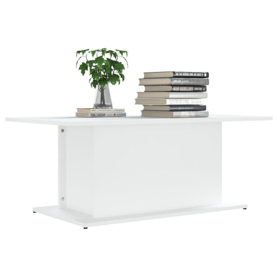 Salontafel 102x55,5x40 cm spaanplaat wit MeubelReus