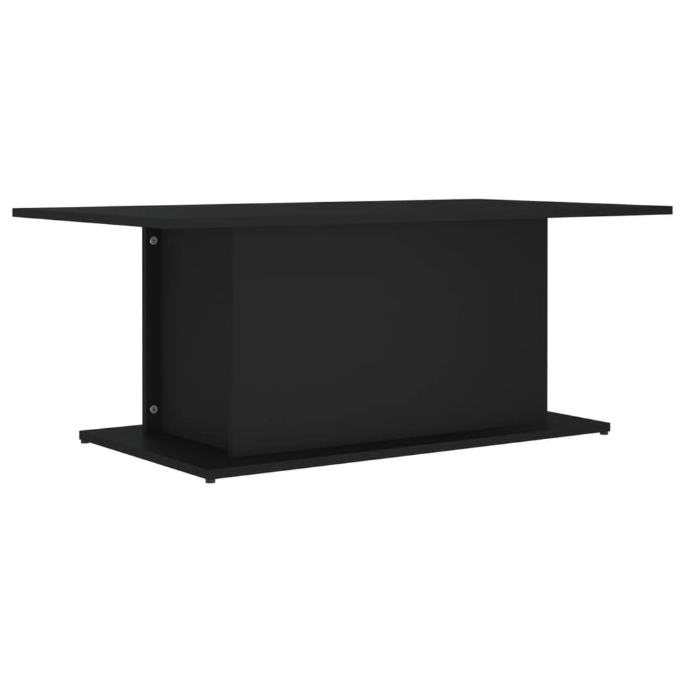 Salontafel 102x55,5x40 cm spaanplaat zwart MeubelReus