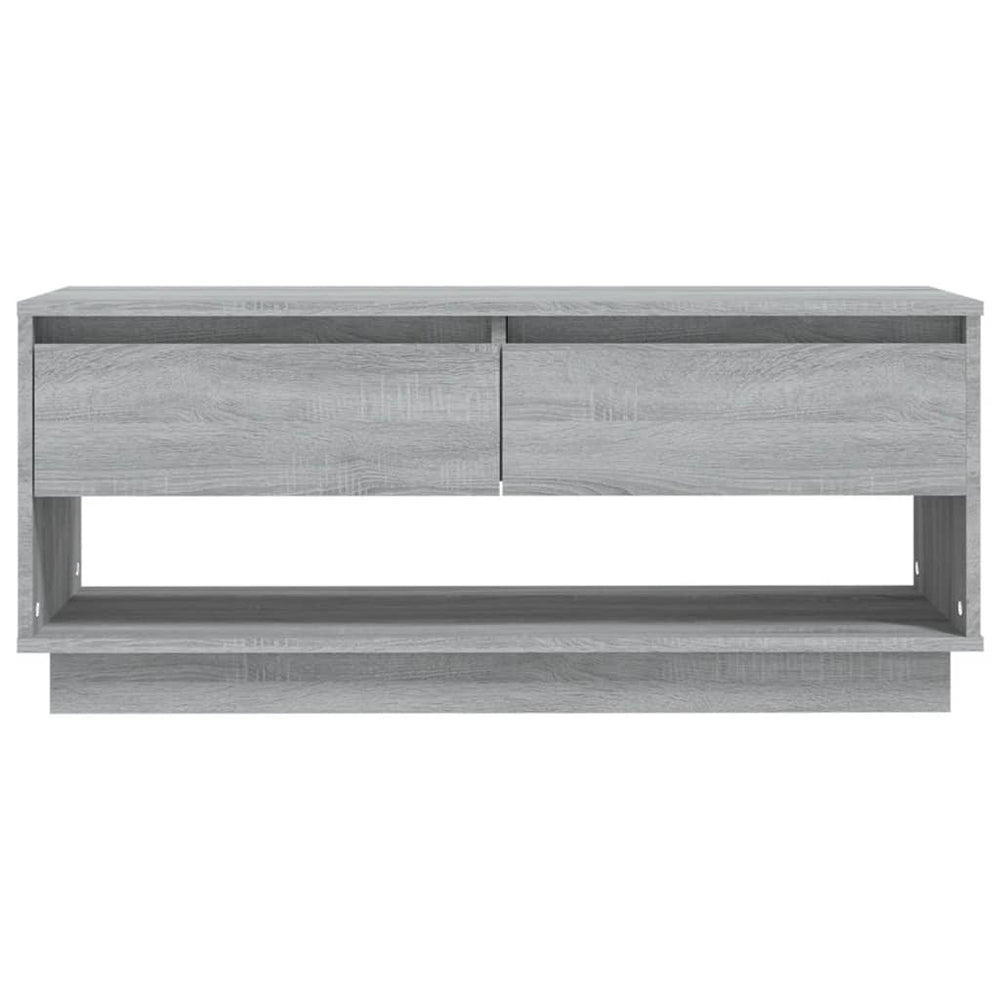 Tv-meubel 102x41x44 cm spaanplaat grijs sonoma eikenkleurig MeubelReus