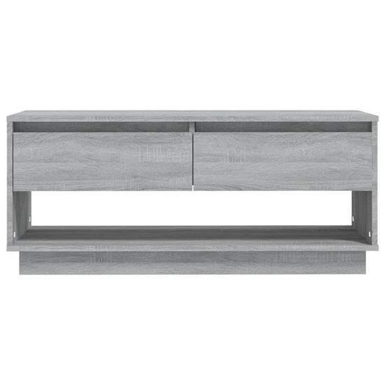 Tv-meubel 102x41x44 cm spaanplaat grijs sonoma eikenkleurig MeubelReus