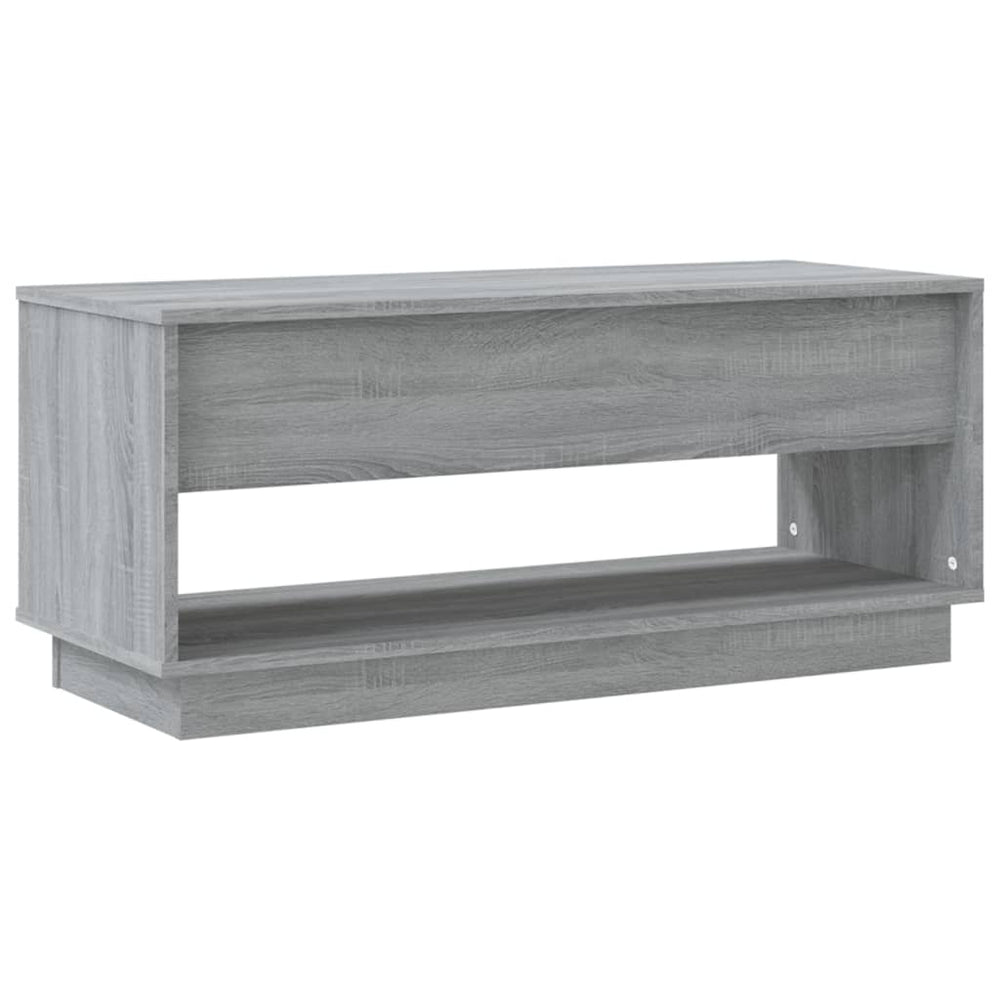 Tv-meubel 102x41x44 cm spaanplaat grijs sonoma eikenkleurig MeubelReus