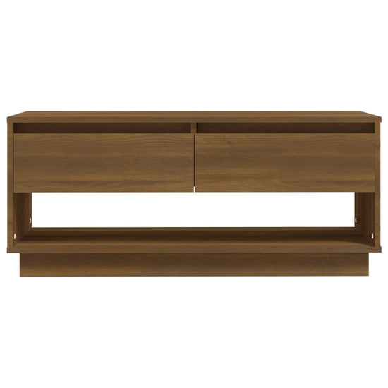 Tv-meubel 102x41x44 cm spaanplaat bruineikenkleurig MeubelReus