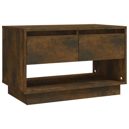 Tv-meubel 70x41x44 cm spaanplaat gerookt eikenkleurig MeubelReus
