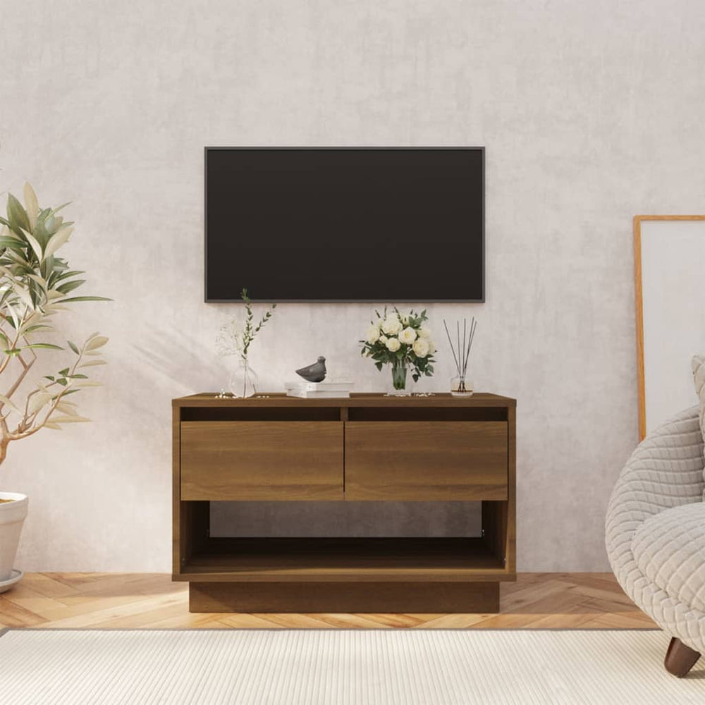 Tv-meubel 70x41x44 cm spaanplaat bruineikenkleurig MeubelReus