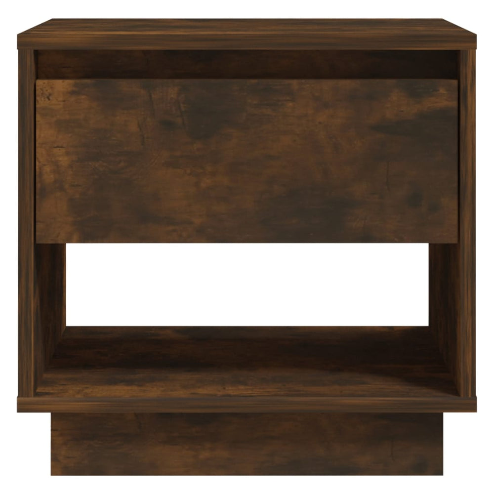 Nachtkastjes 2st 45x34x44 cm spaanplaat gerookt eikenkleurig MeubelReus