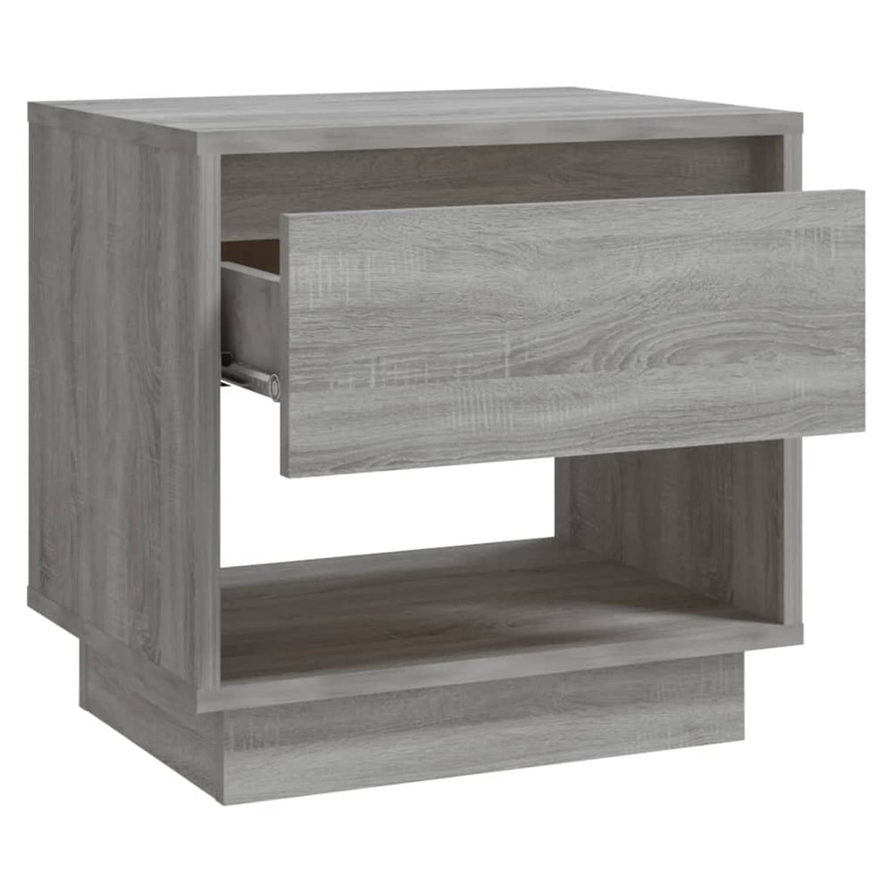 Nachtkastjes 2 st 45x34x44 cm spaanplaat grijs sonoma eiken MeubelReus