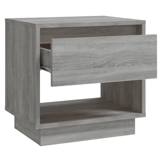 Nachtkastjes 2 st 45x34x44 cm spaanplaat grijs sonoma eiken MeubelReus