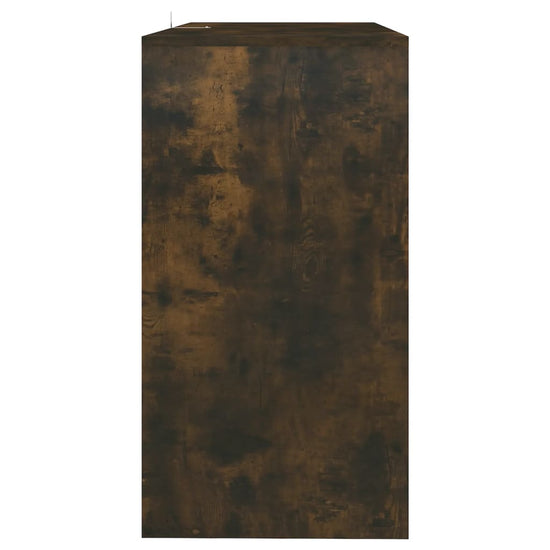 Wandtafel 89x41x76,5 cm staal gerook eikenkleurig MeubelReus