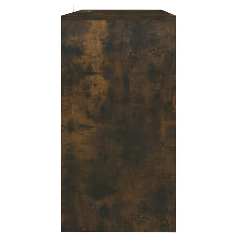 Wandtafel 89x41x76,5 cm staal gerook eikenkleurig MeubelReus