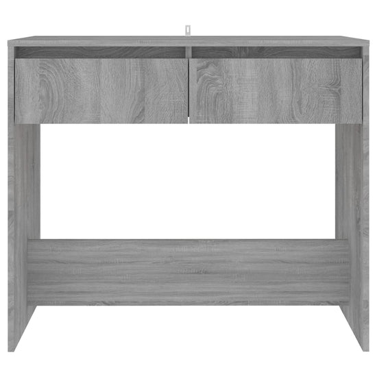 Wandtafel 89x41x76,5 cm staal grijs sonoma eikenkleurig MeubelReus