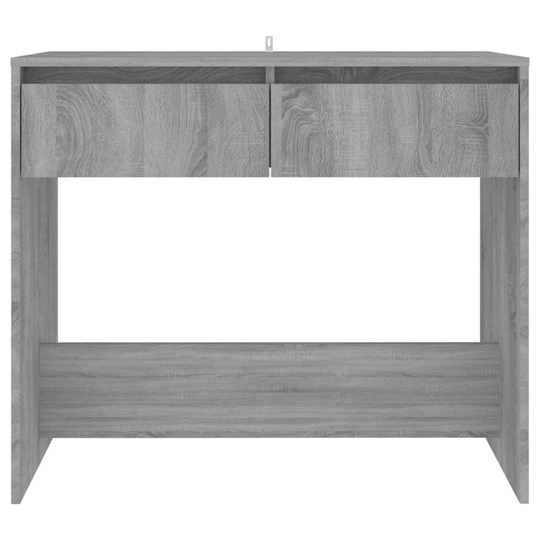 Wandtafel 89x41x76,5 cm staal grijs sonoma eikenkleurig MeubelReus