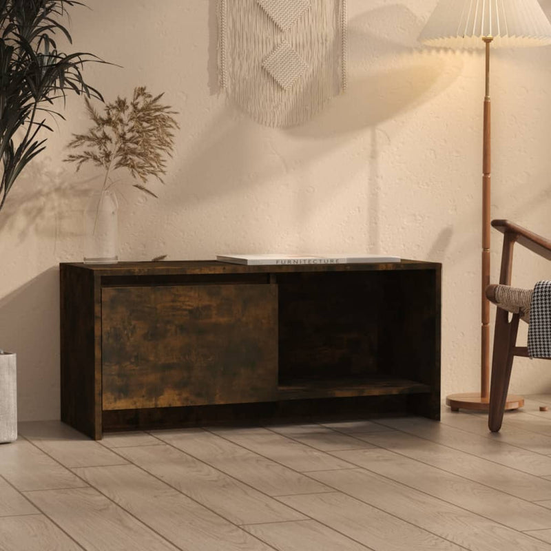 Tv-meubel 90x35x40 cm spaanplaat gerookt eikenkleurig MeubelReus