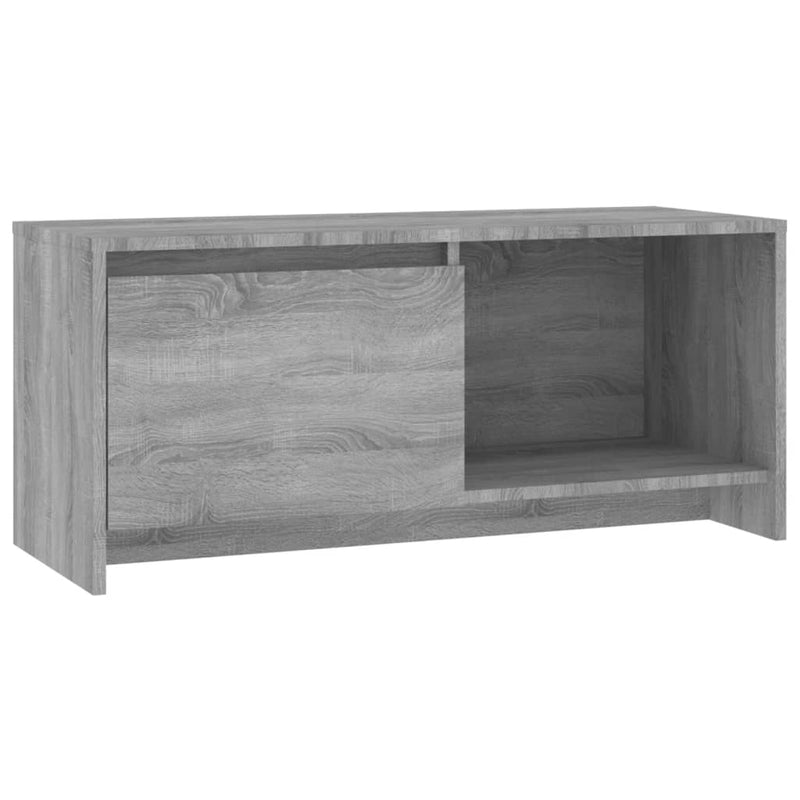 Tv-meubel 90x35x40 cm spaanplaat grijs sonoma eikenkleurig