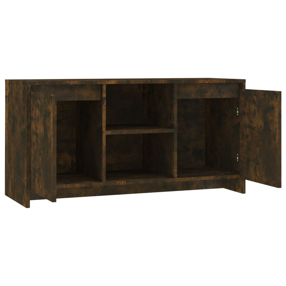 Tv-meubel 102x37,5x52,5 cm spaanplaat gerookt eikenkleurig MeubelReus