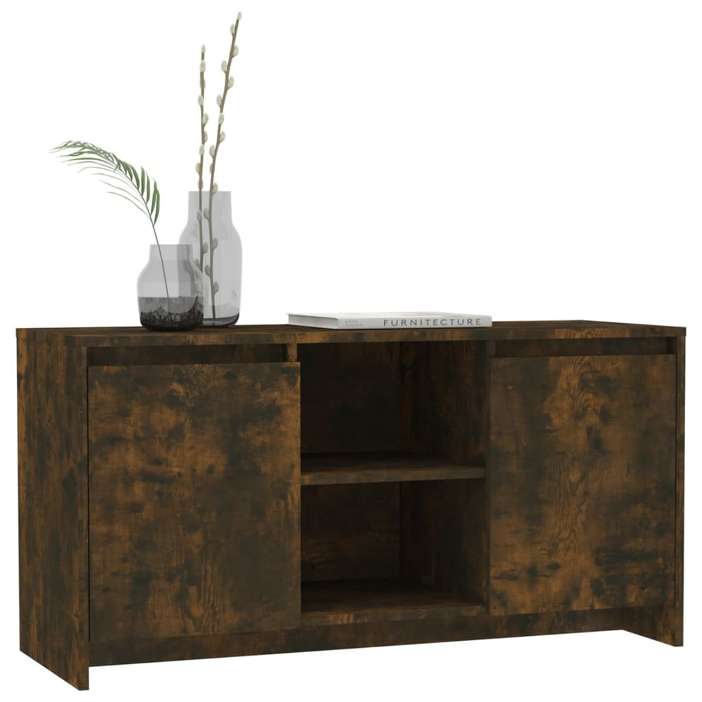 Tv-meubel 102x37,5x52,5 cm spaanplaat gerookt eikenkleurig MeubelReus