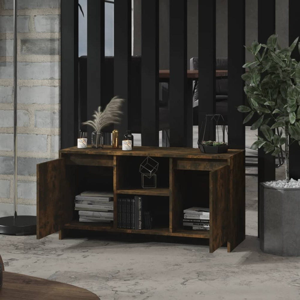 Tv-meubel 102x37,5x52,5 cm spaanplaat gerookt eikenkleurig MeubelReus