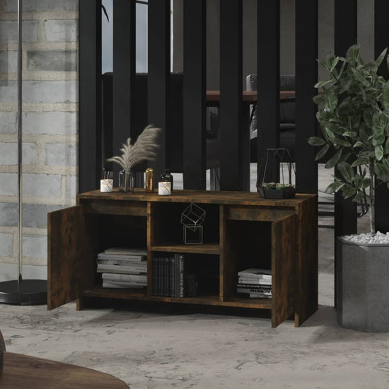 Tv-meubel 102x37,5x52,5 cm spaanplaat gerookt eikenkleurig MeubelReus