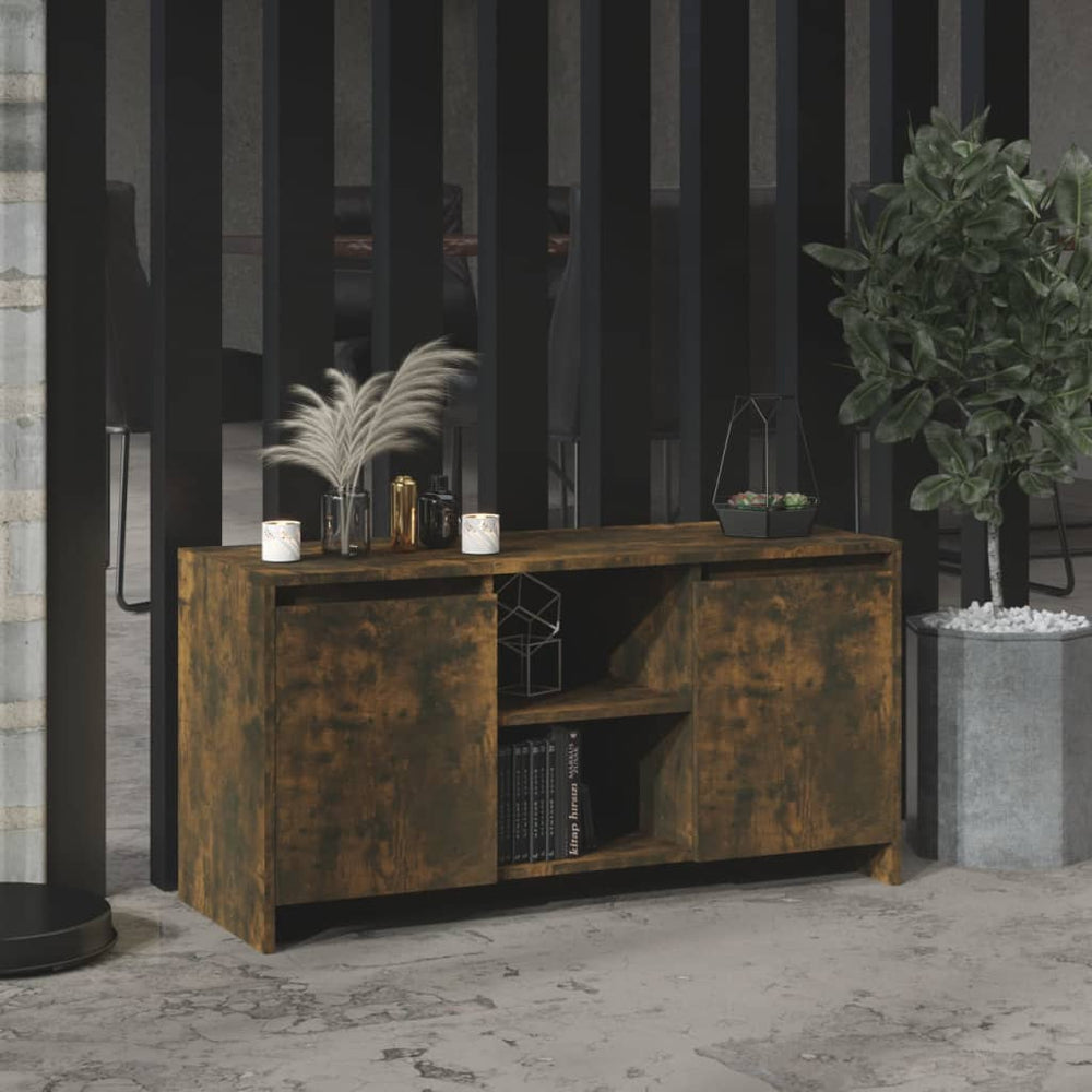 Tv-meubel 102x37,5x52,5 cm spaanplaat gerookt eikenkleurig MeubelReus