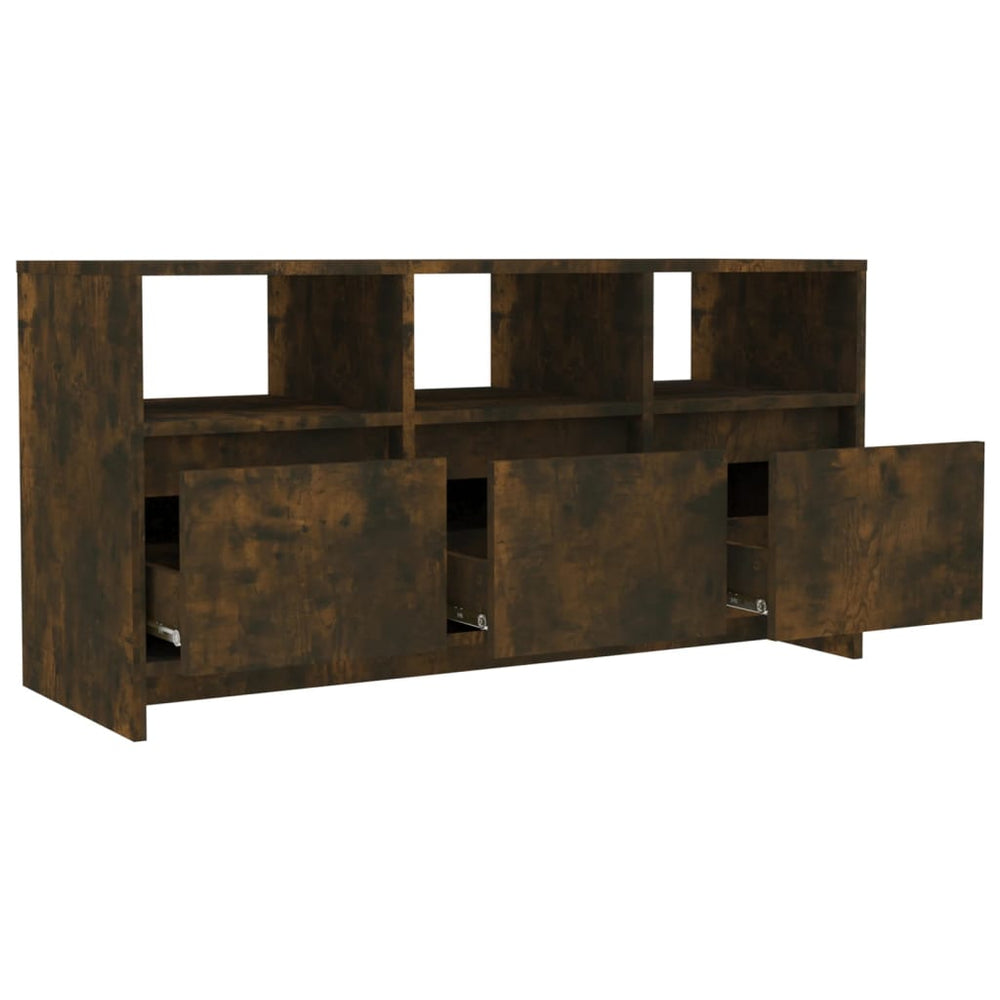 Tv-meubel 102x37,5x52,5 cm spaanplaat gerookt eikenkleurig MeubelReus