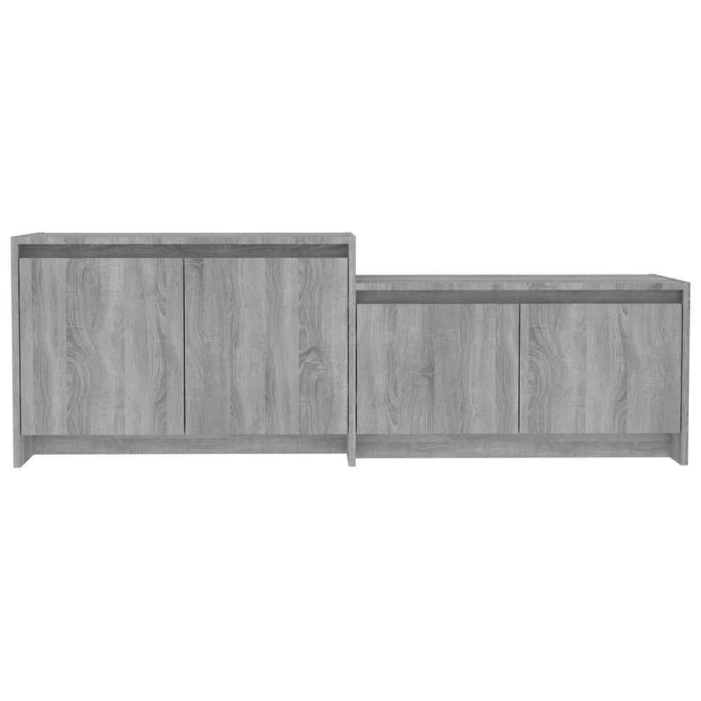 vidaL Tv-meubel 146,5x35x50 cm spaanplaat grijs sonoma eikenkleurig MeubelReus
